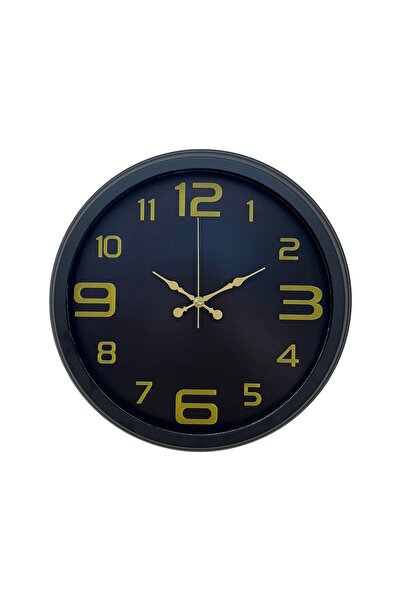 ForWhat 40cm Black Metal Modern Style Wall Clock for Office Home Office Gift