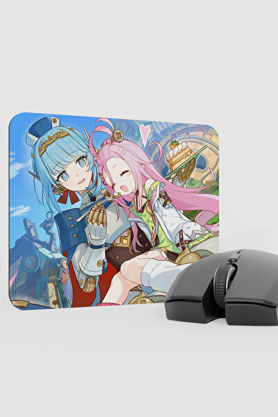 mousepad bastir Aino Genshin Impact Anime Player V4 - 22X18 Gaming Mouse Pad ...
