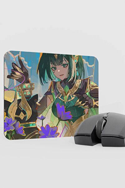 mousepad bastir لوحة ماوس الألعاب Nefer Genshin Impact Anime Player V3 - 22X18