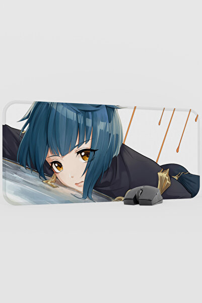 mousepad bastir Xingqiu Genshin Impact Anime Player V1 - 70X30 XL Gaming Mous...