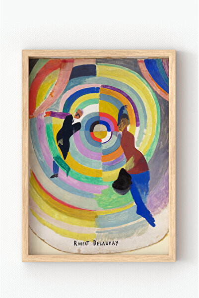 MIOVI WORKS Circular Forms – Robert Delaunay | Çerçeveli Maksimalist Soyut Sa...