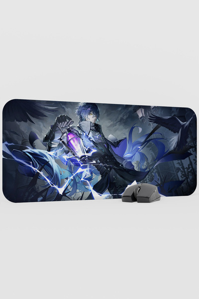 mousepad bastir Flins Genshin Impact Anime Player V5 - 70X30 XL Gaming Mouse ...