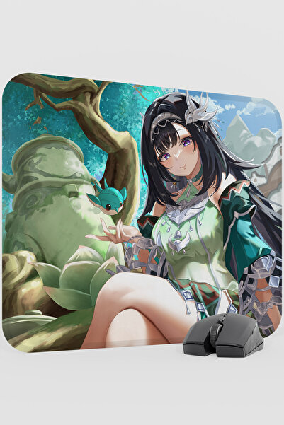 mousepad bastir لوحة ماوس للألعاب من لان يان جينشين إمباكت أنيمي جيبر V5 - 48...