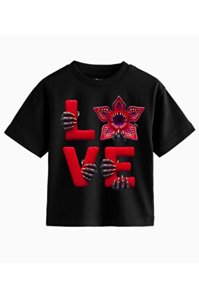 ROLY 100% Cotton Stranger Things Stranger Valentine Monster T-Shirt