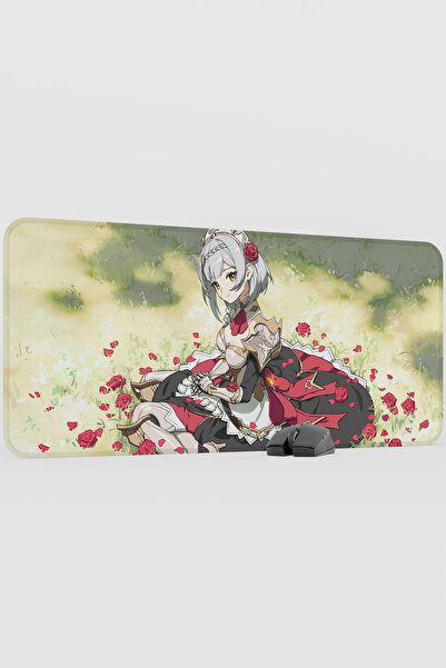 mousepad bastir لوحة ماوس الألعاب Noelle Genshin Impact Anime Player V5 - 90x...