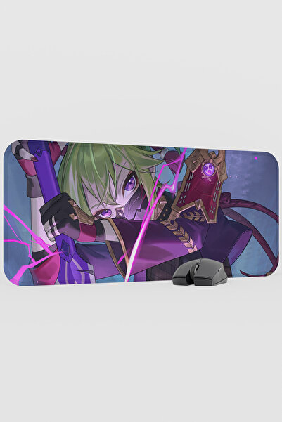 mousepad bastir Kuki Shinobu Genshin Impact Anime Character V4 - 70x30 XL Gam...