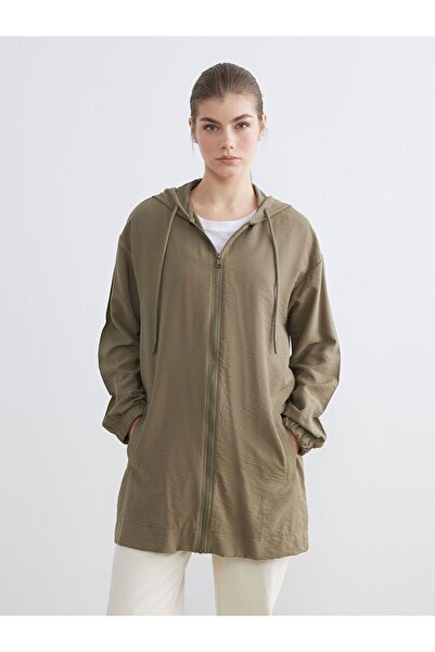 LC Waikiki Women's Oversize Tunic with Hood