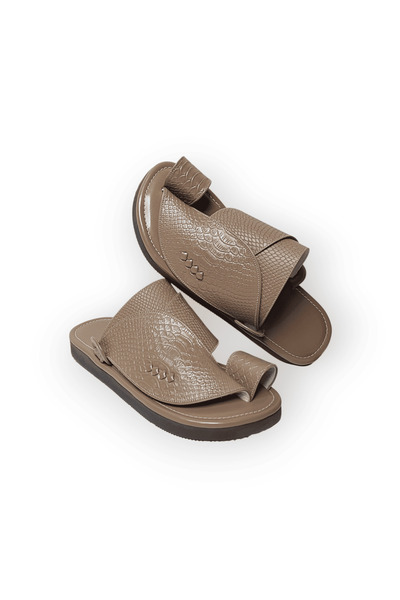 chic najd Beige Oriental Shoes - Size 46