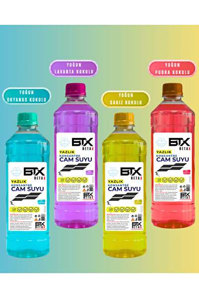 Betax 4'LÜ SET YAZLIK KONSANTRE CAM SUYU YOĞUN PUDRA LAVANTA OKYANUS SAKIZ KO...