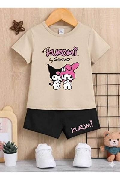 Nice Clothes Children's Tracksuit Set Hooded Unisex Kuromi Print