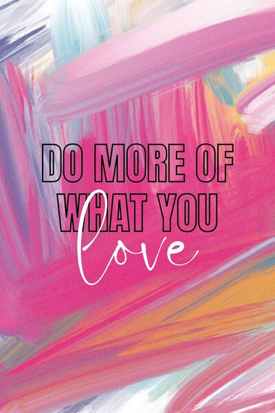 Generic (Unbranded) Tablou elegant pe pânză „Fă mai mult” 40x60 cm