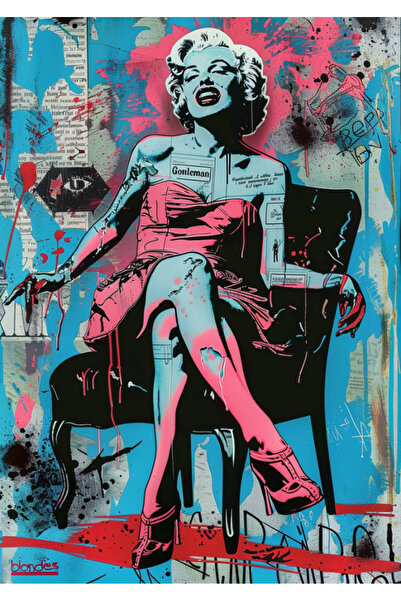 OEM Tablou Pop Art Graffiti pe pânză 40x60 cm