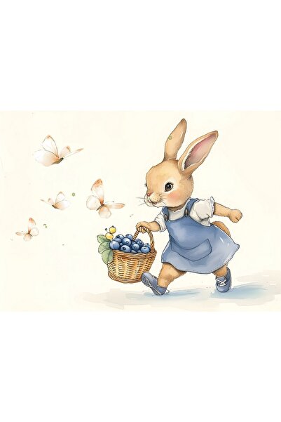 Generic (Unbranded) Tablou pe pânză cu iepuraș 60x40 cm, calitate premium