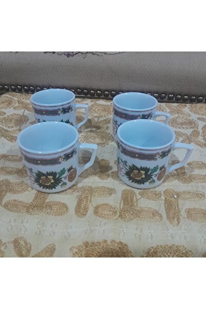 OSMANLI Antique Non-Lead 4-Piece Cup Set