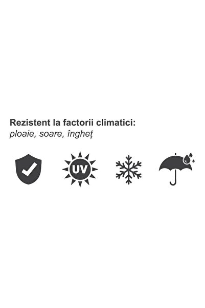 Generic (Unbranded) Set 6 Etichete Autocolante "Set 6 etichete autocolante PVC reciclare/colectare selectiva 25 x 33cm", PVC Impermeabil Rezistent