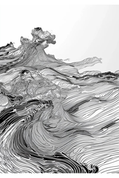 Generic (Unbranded) Tablou modern pe pânză „0_0_9” 40x60 cm