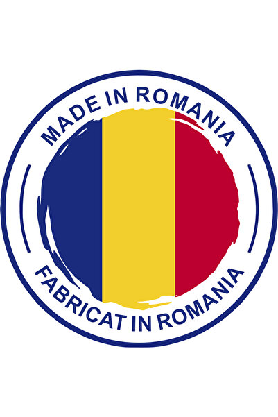 Generic (Unbranded) Waterproof PVC 'Made in Romania' Stickers, 100 pcs