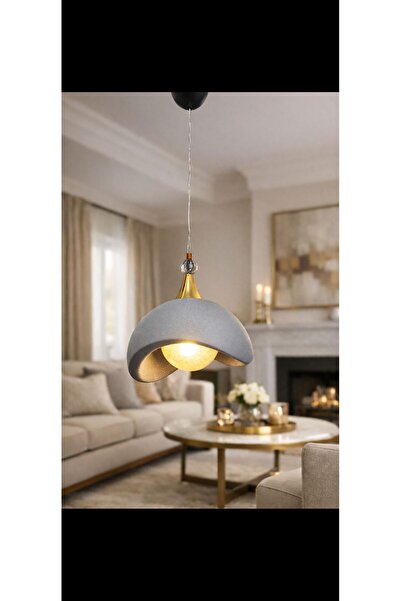 TIGEA Accessories BETON GÖRÜNÜMLÜ İSKANDİNAV TARZI LED TOPLU 3 RENK YANABİLEN...