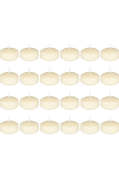 Mado Gallery Floating Candles – Paraffin Wax – Small Pack of 24 4.2×3.5 cm, i...