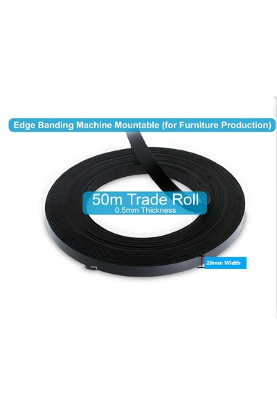 Rapithwin Mobilya Kenar Bandı, Dolap, Mobilya Restorasyonu Siyah 20mmx5mt Ütü...