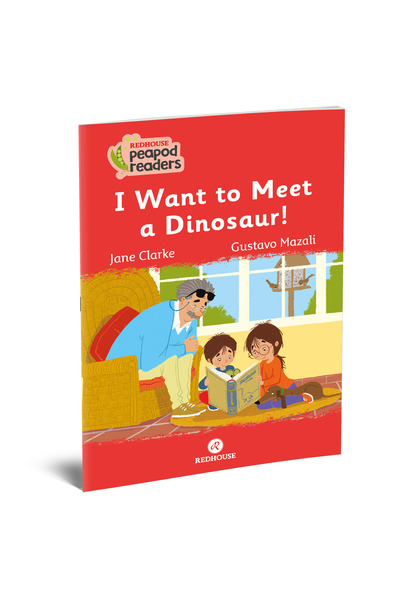 Redhouse Kidz Yayınları Peapod Readers -15: I Want to meet a Dinosaur!