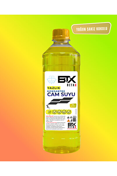 Betax YAZLIK KONSANTRE CAM SUYU YOĞUN SAKIZ KOKULU 1 LİTRE