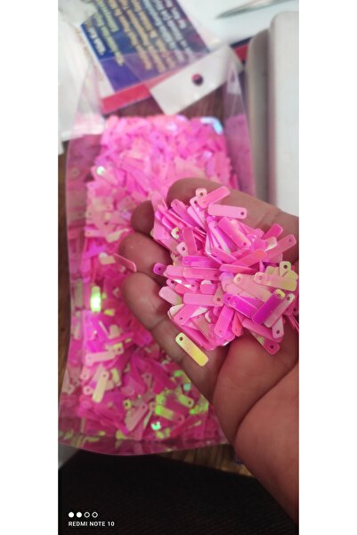 Kevser nur tuhafiye 20 grams of pink sequins oya sequins