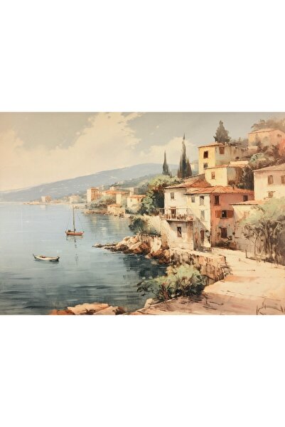 OEM Tablou pe pânză  "Mediterranean 34 " 60x40 cm - Calitate Premium