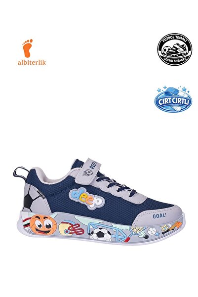 AlbiShoes Pantofi sport pentru băieți, unisex, cu tematică de fotbal, de vară...