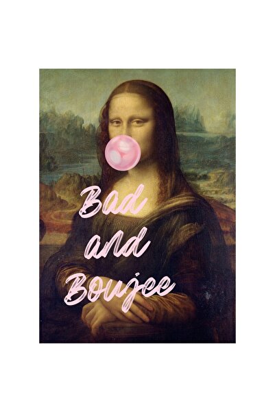 Generic (Unbranded) Tablou pe pânză „Mona cea rea” 40x60 cm