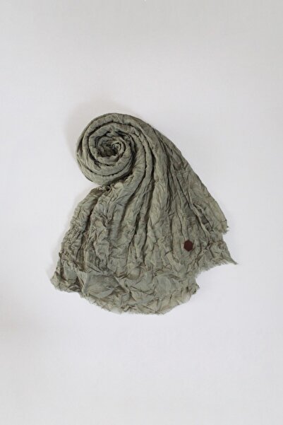 QUM İPEK Vual Kraş Şal Çağla