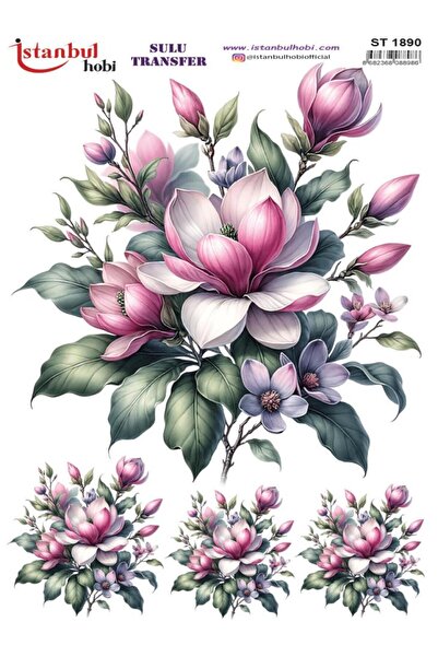 İstanbul Hobi Water Transfer Paper 25X35Cm St-1890