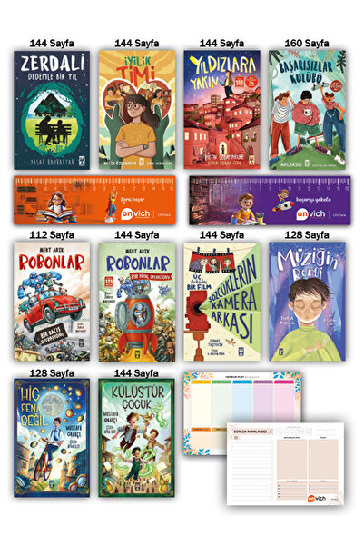 İlk Genç Timaş 5. Sınıf Maarif Model Okuma Kitapları Süper Set - Zerdali İyil...