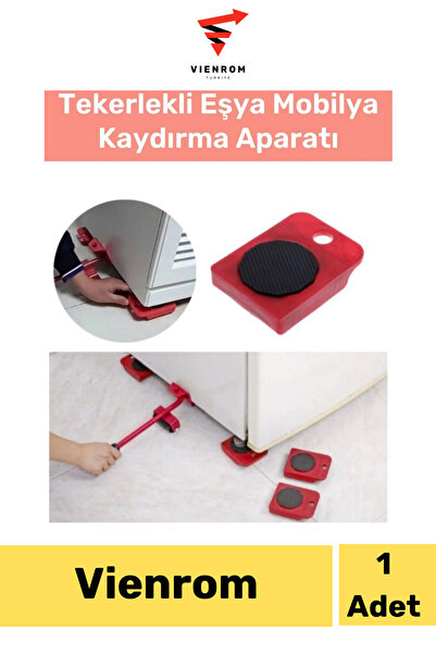 Vienrom #KaldırmaEkipmanları Mobilya Kaydırma Aleti Aparatı Krikolu Set Teker...
