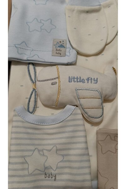 Caramell My Baby Kumsal 100% Cotton 10-Pack Hospital Release Overalls Lıtty F...