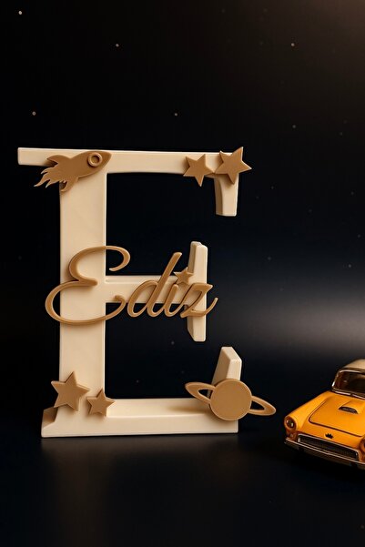 Kids İsme Özel Dekoratif Harf | Bebek ve Çocuk Odası Dekoru & Yeni Doğan Hedi...