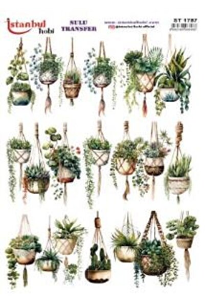 İstanbul Hobi Water Transfer Paper 25X35Cm St-1787