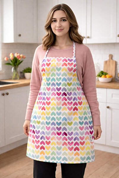 Lulunun Renkleri sıvı geçirmez mutfak önlüğü