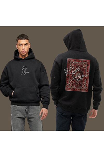 bellanova 1St Quality Patterned Premium Hooded Sweatshirt