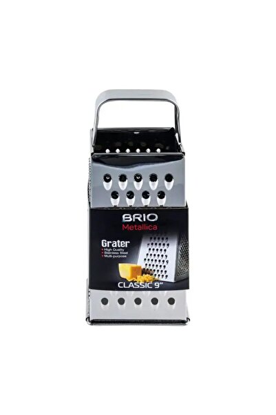 BRIO CLASSIC 4-SIDED METAL GRATOR – STAINLESS STEEL