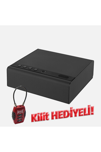 stratecht Taşınabilir Parmak İzli Kasa Dokunmatik Şifreli Dijital Güvenlik Ka...