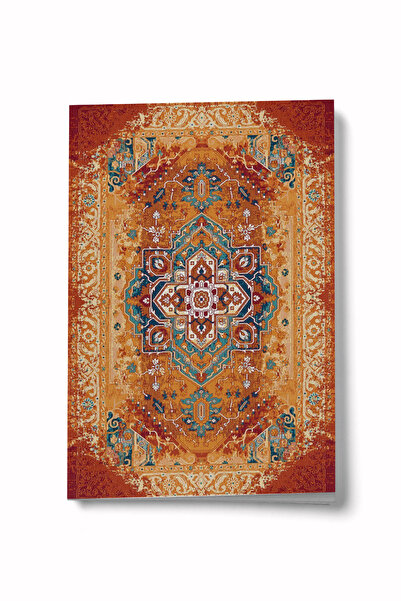 Bi Dünya Haber سلسلة الأنماط العرقية A6 دفتر ملاحظات صغير مسطر بـ 16 لونًا