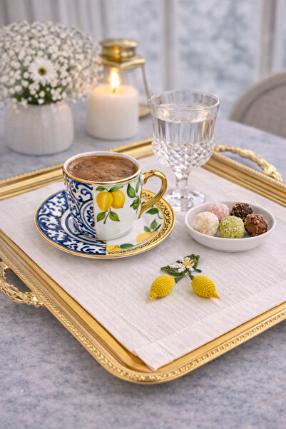 Ases Design Limon Detaylı Sunum Peçetesi