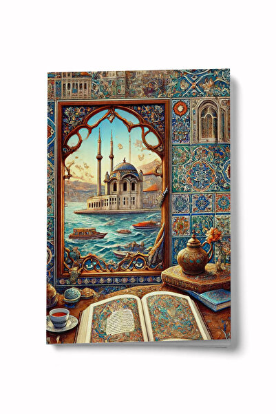 Bi Dünya Haber أنا أشاهد إسطنبول بعيون مغلقة، دفتر ملاحظات صغير مسطر بحجم A6