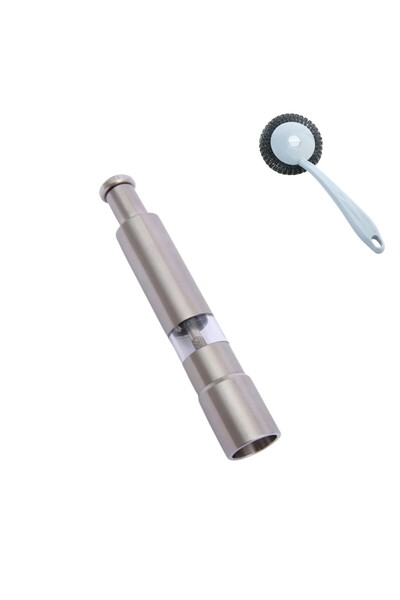 OEM Manual salt/pepper grinder, stainless steel, transparent storage chamber,...