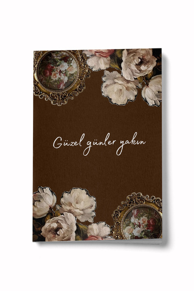 Bi Dünya Haber Vintage Serisi 8 Güzel Günler Yakın A6 Çizgili Mini Defter Not...