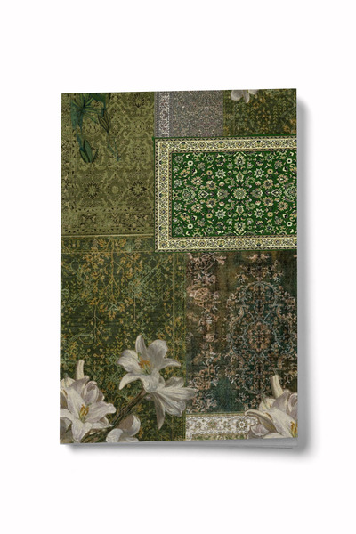 Bi Dünya Haber Seria de colaje etnice 5 Ruh-i Revan A6 Mini caiet cu linii