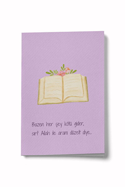 Bi Dünya Haber Uneori totul se înșalțează A6 Mini-caiet cu pagini liniate Blo...