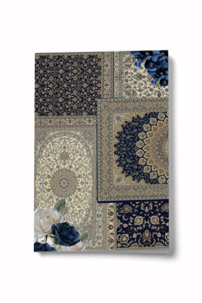 Bi Dünya Haber سلسلة إيثنيك كولاج 7، دفتر ملاحظات صغير مسطر من نوع A6 من ألام...