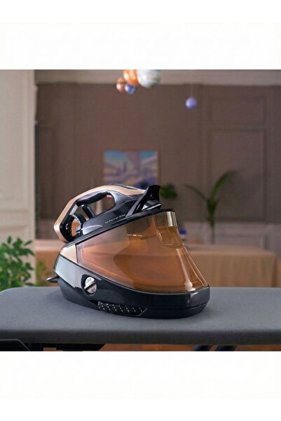 TEFAL Işıklı Buhar Kazanlı Ütü Pro Express Vision 9 Bar Basınçlı Durilium Tab...